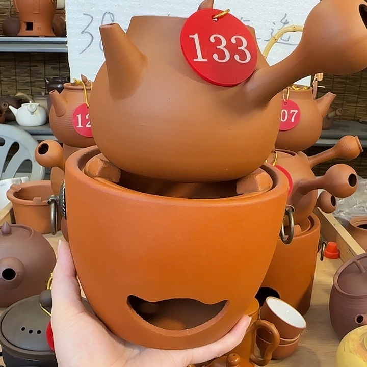 朱泥元宝炉➕133葫芦壶800毫升左右一套