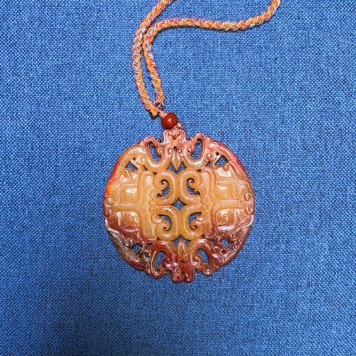 和田玉（糖玉）挂件未镶嵌