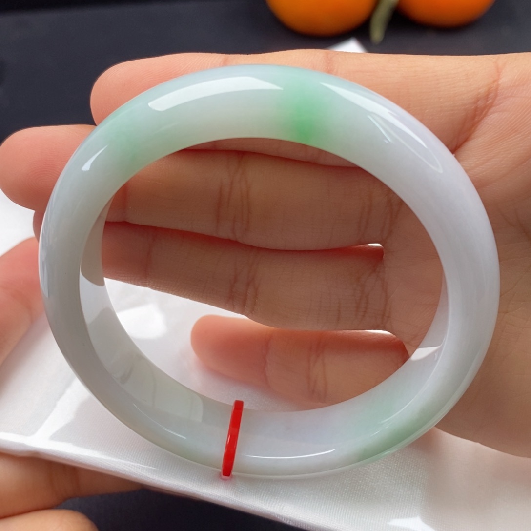 翡翠未镶嵌手镯59正圈