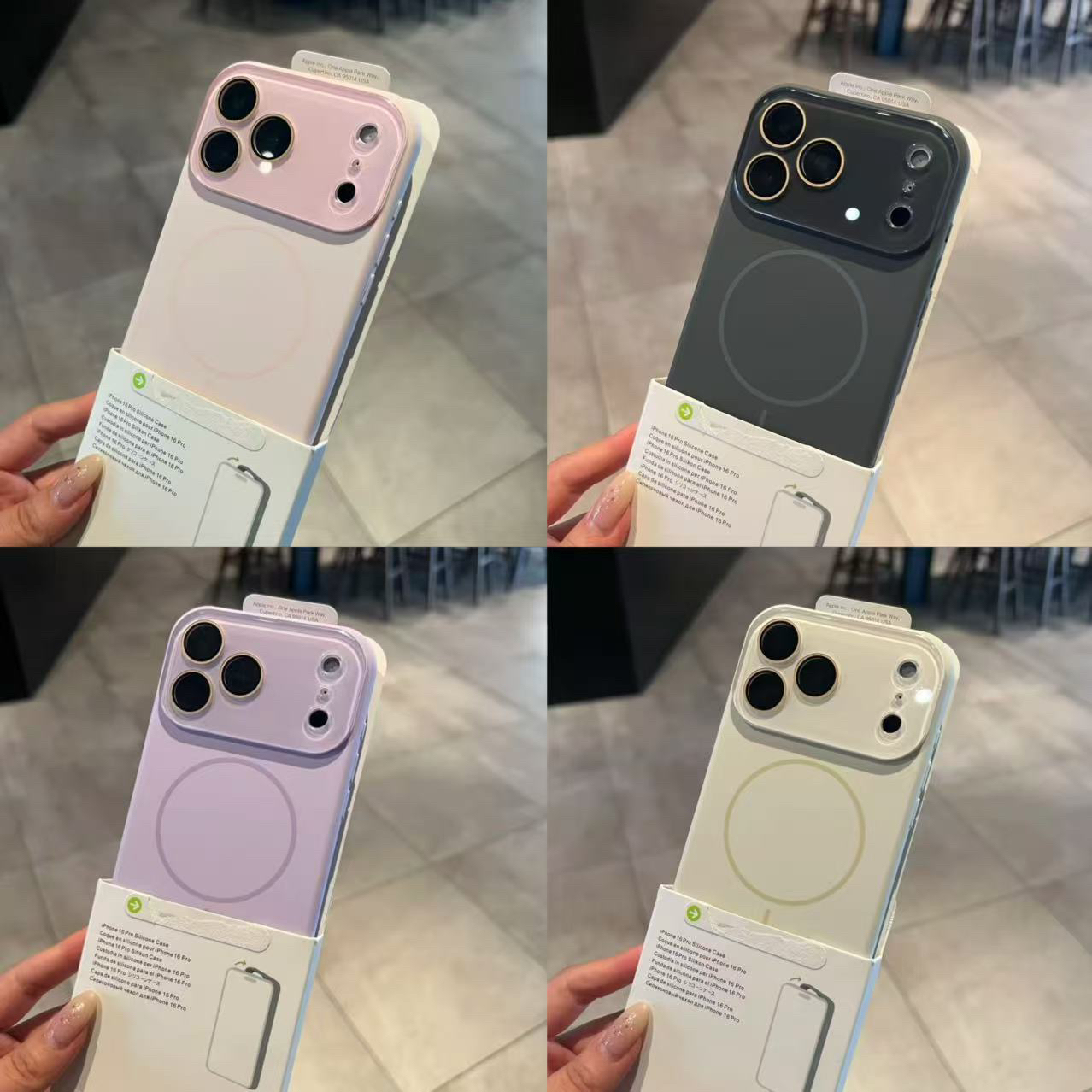 磁吸适用苹果17promax手机壳液态硅胶15镜头膜防摔16相机按键全包