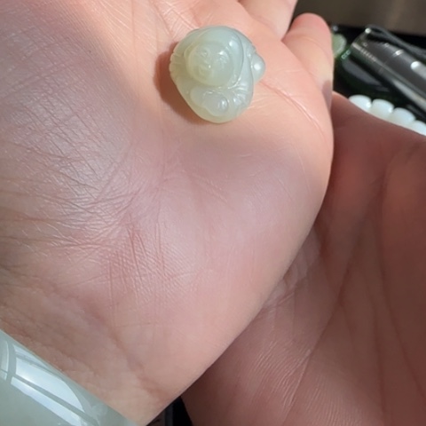 和田玉颈饰未镶嵌定制6.9g左右