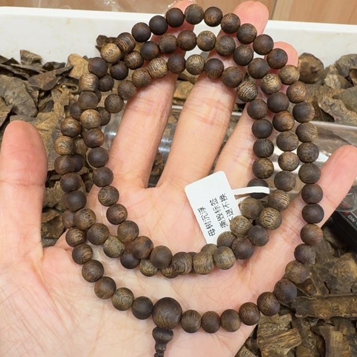 沉香手串绿棋多样性发货一条