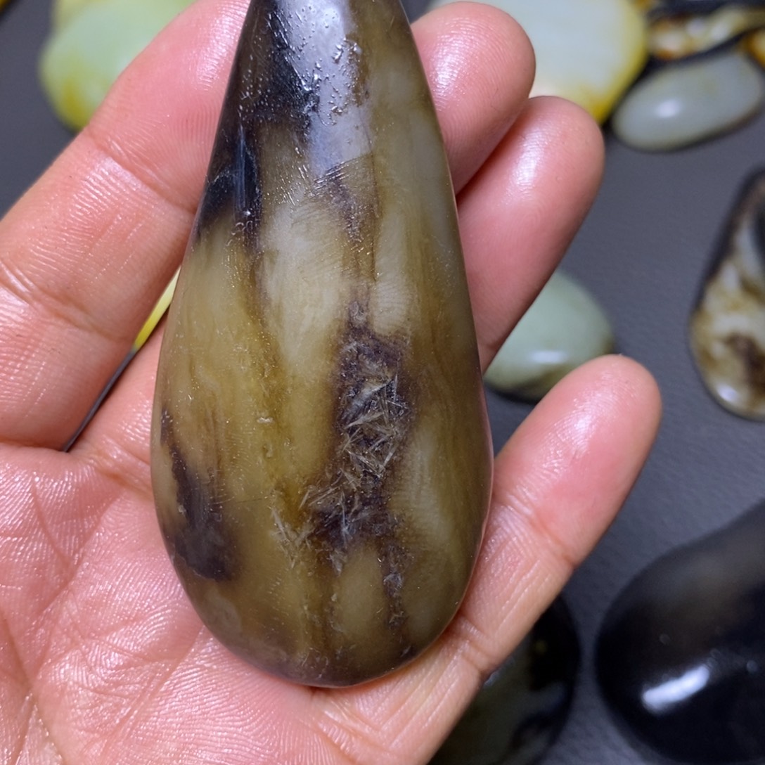 都***6和田玉未镶嵌挂件