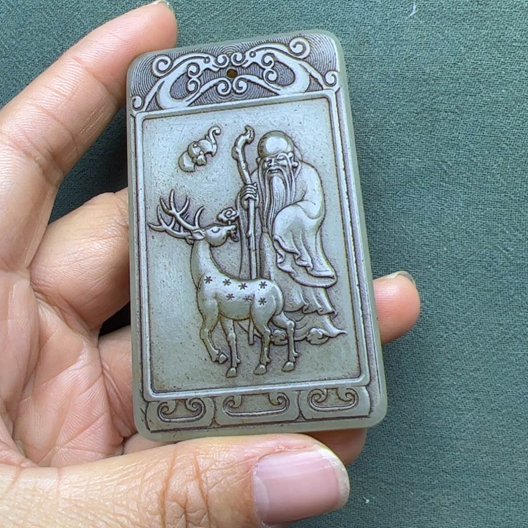 和田玉把件未镶嵌乐*乐