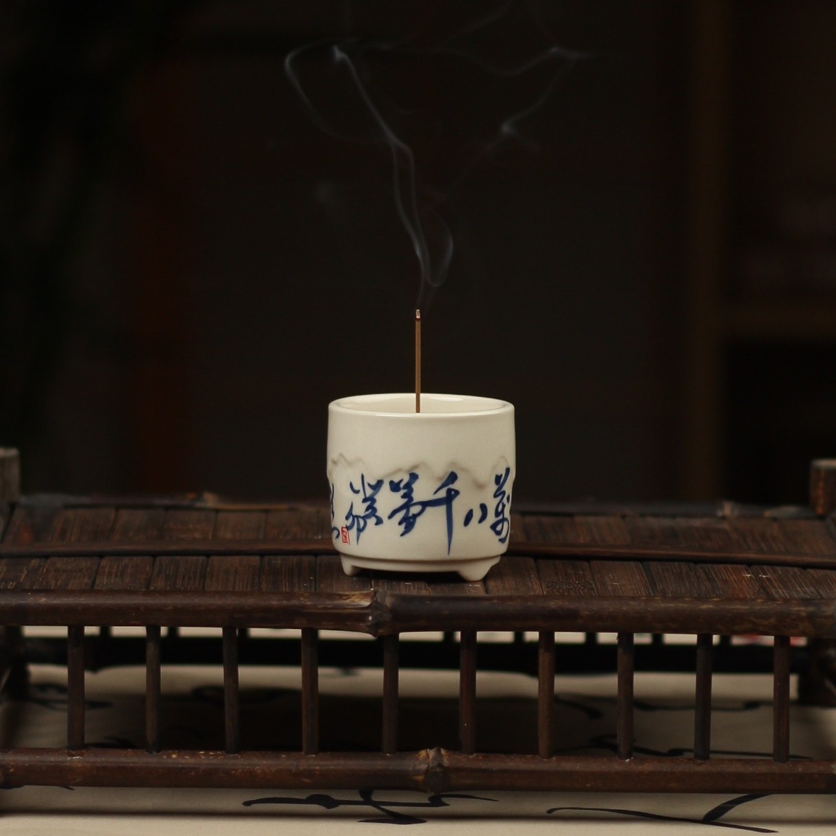 草木灰直筒家居日用香薰炉