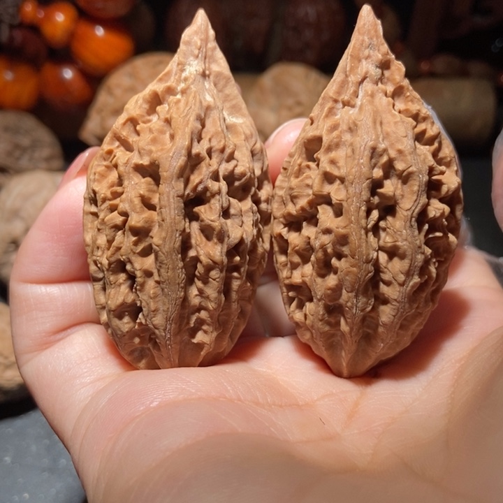 把件文玩核桃东北楸子小雪21