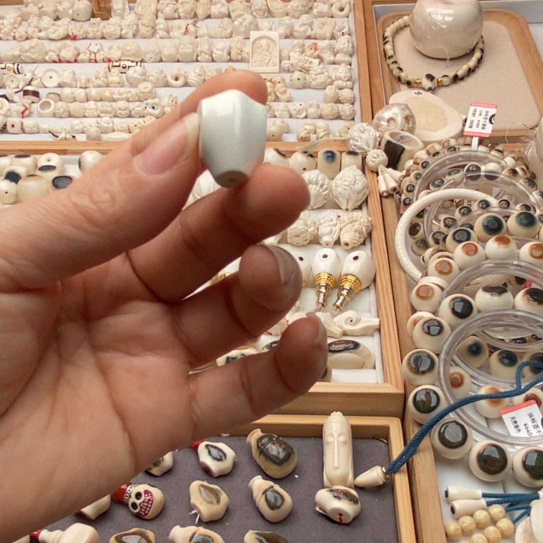 洋***葱手串/手链/手镯猛犸象牙14mm 三通