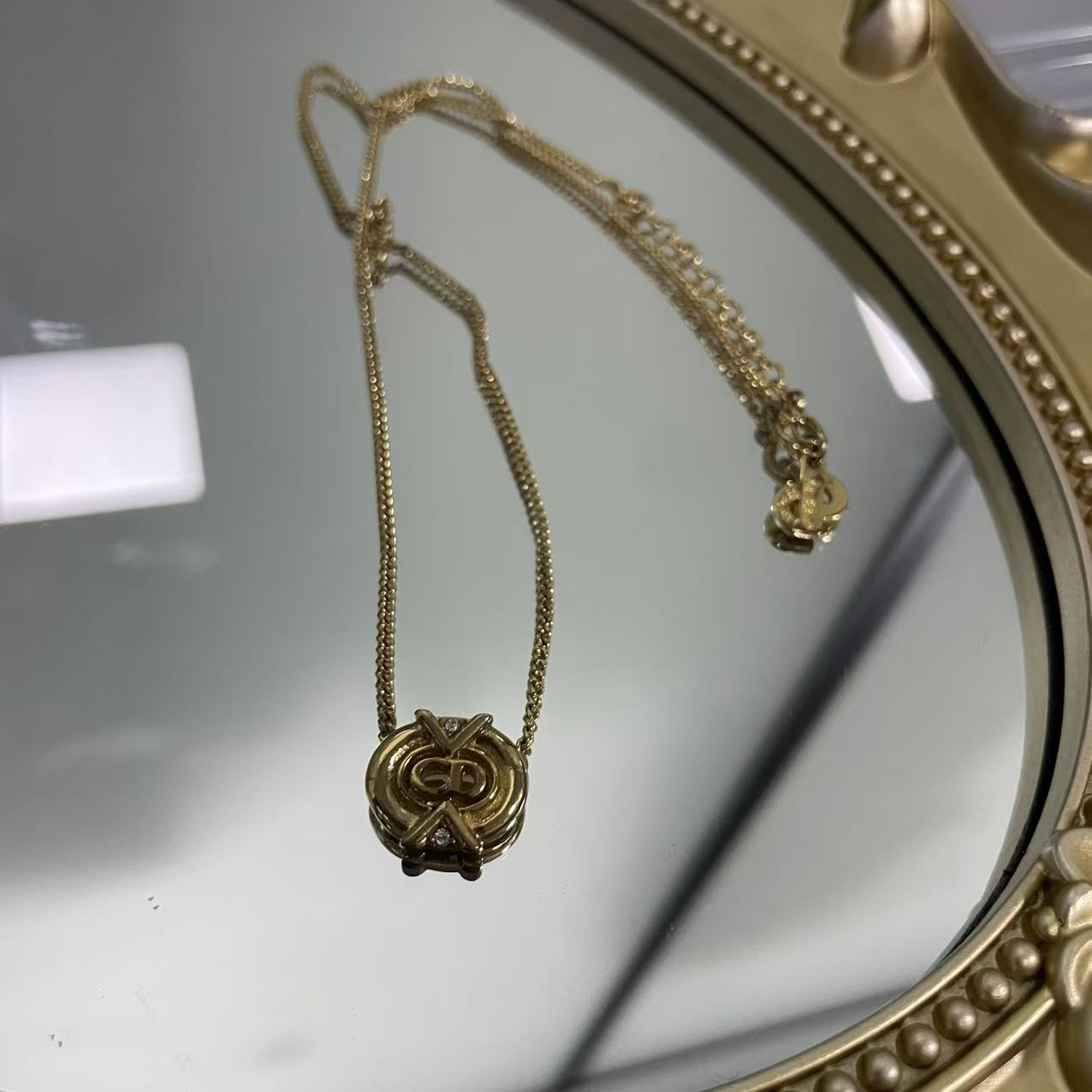 95新 DIOR/迪奥 乱乱子中古/项链/91819