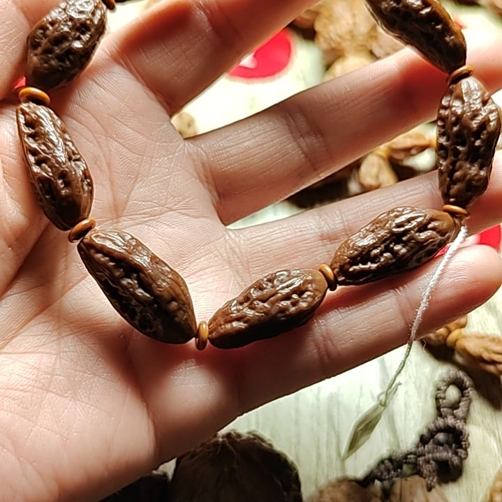 文玩核桃手串?***?波波3同树单边4