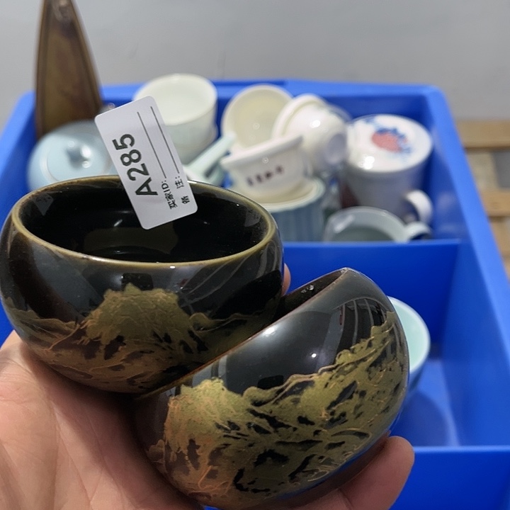 弥***）瓷片默认微瑕瓷器、茶具、壶、摆件，介意勿拍 