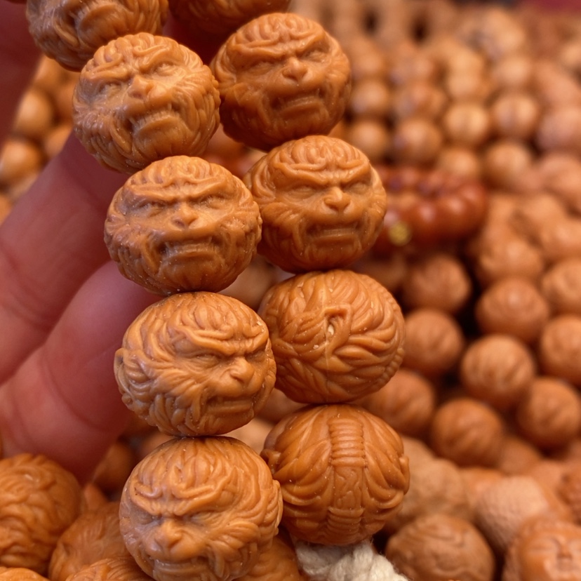 【闪购商品】猴头核桃手串淡*悟空