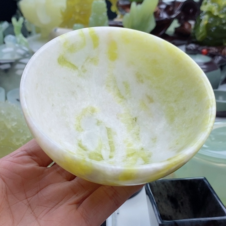 岫玉四大名玉玉碗未镶嵌