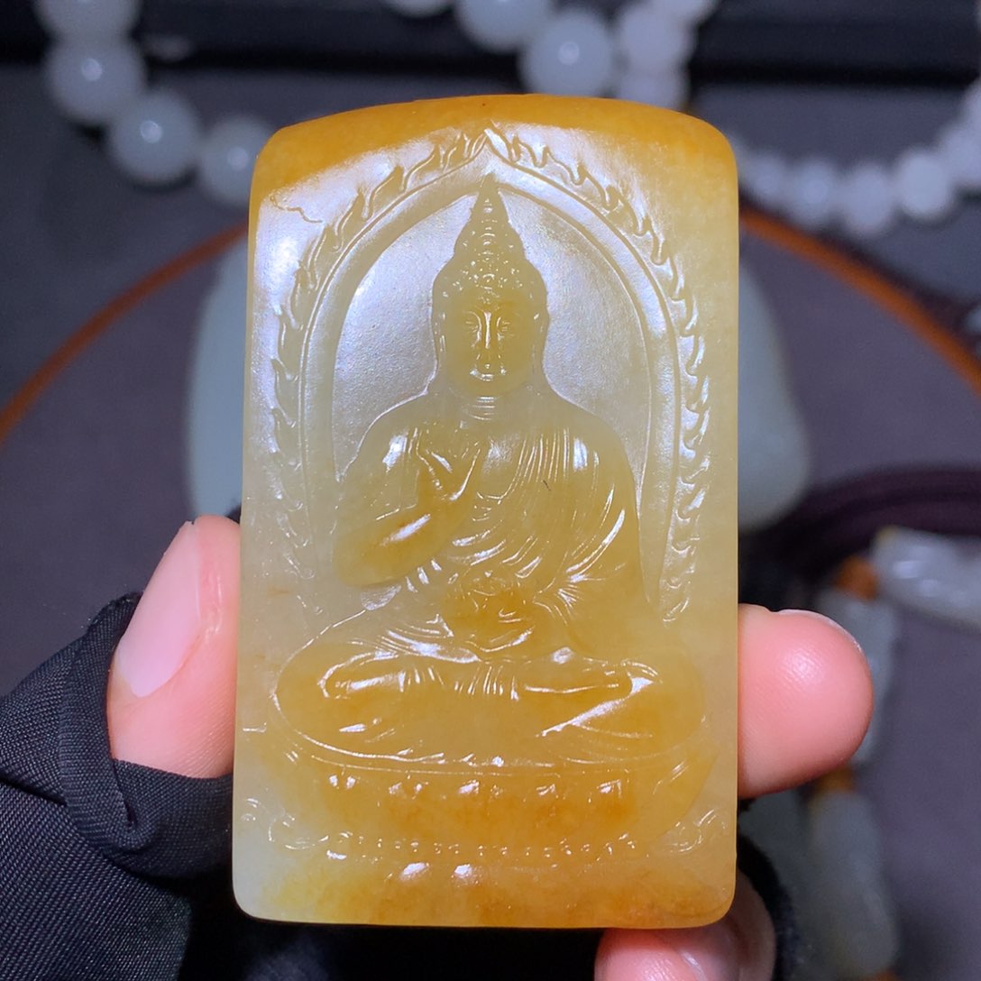 和田玉颈饰未镶嵌雨**晴