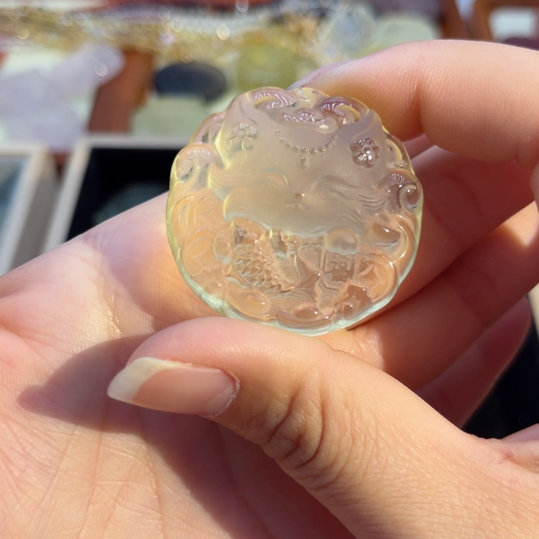 水晶颈饰未镶嵌慧*～黄水新年款九尾1