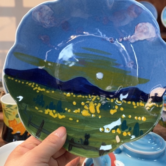 罐景德镇釉下手绘陶瓷 