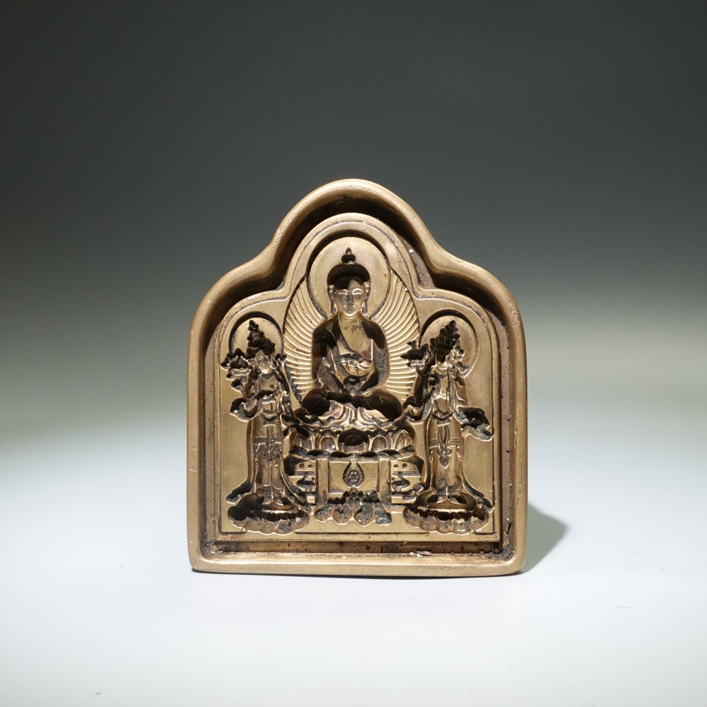 lot12234 清代 华严三圣供擦