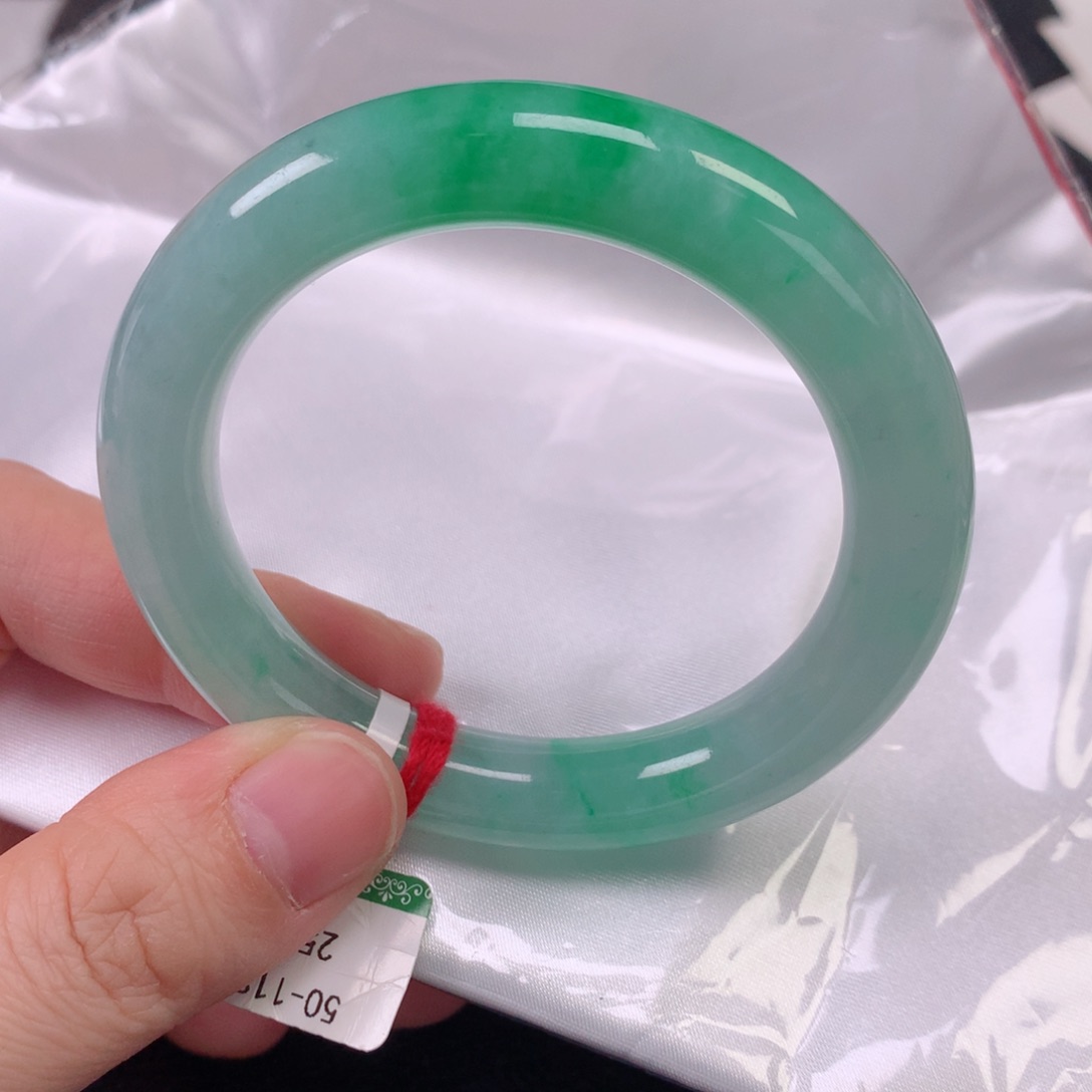 未镶嵌手镯翡翠缅甸天然翡翠手镯50