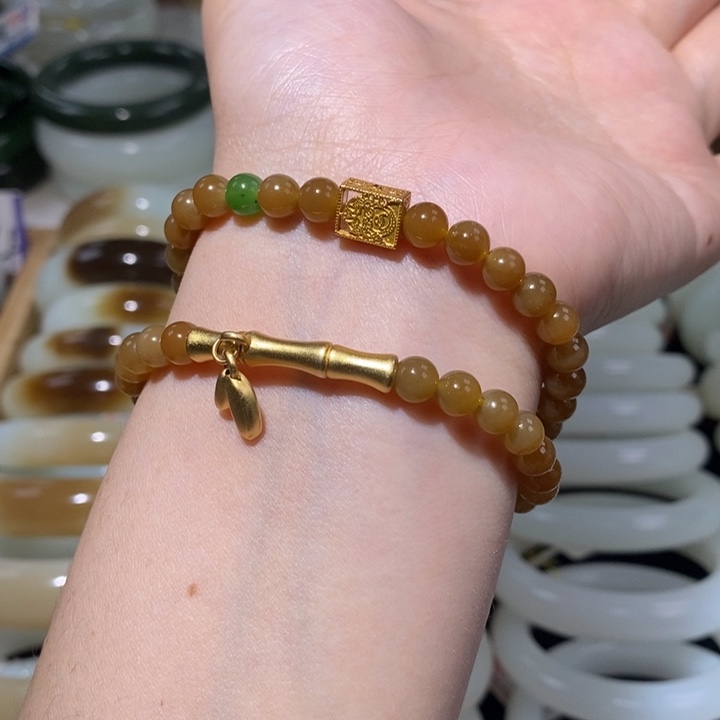 和田玉（糖玉）手链未镶嵌