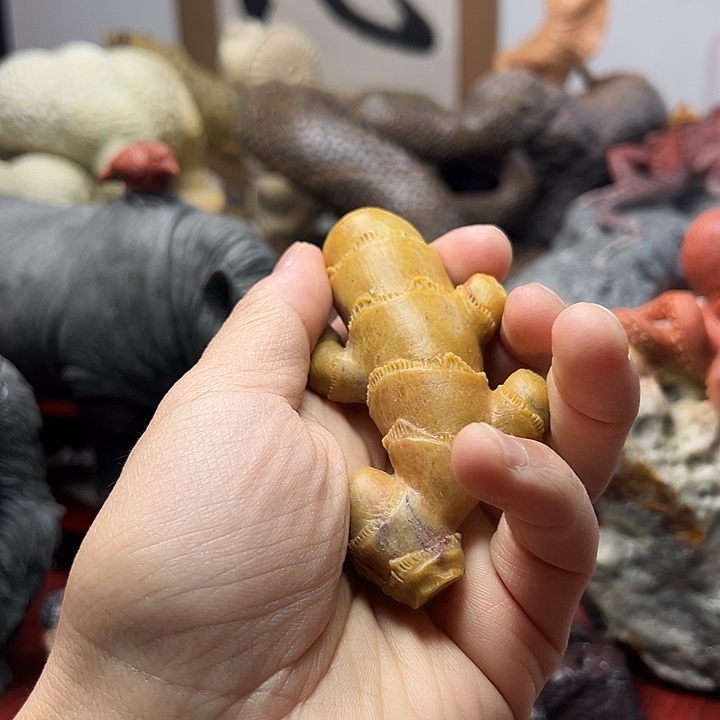 寿山石寿山石手把件