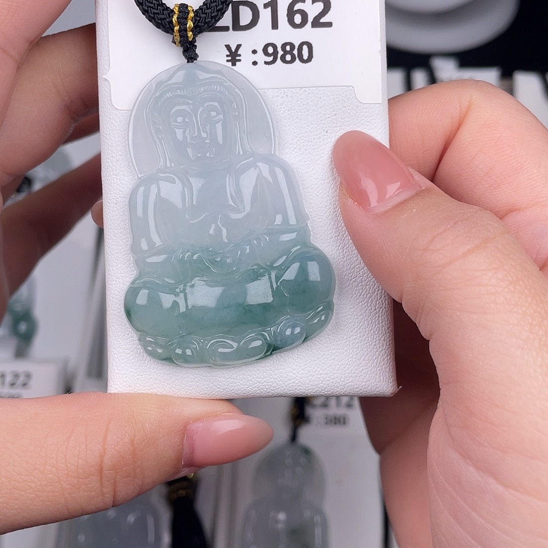 翡翠未镶嵌颈饰zd162