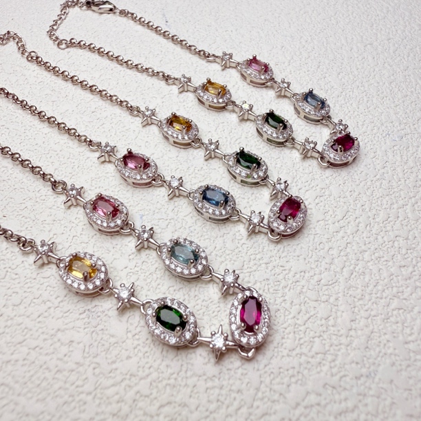 【小宝晶选】天然碧玺单圈手链 多样性发一件 827XBQQ