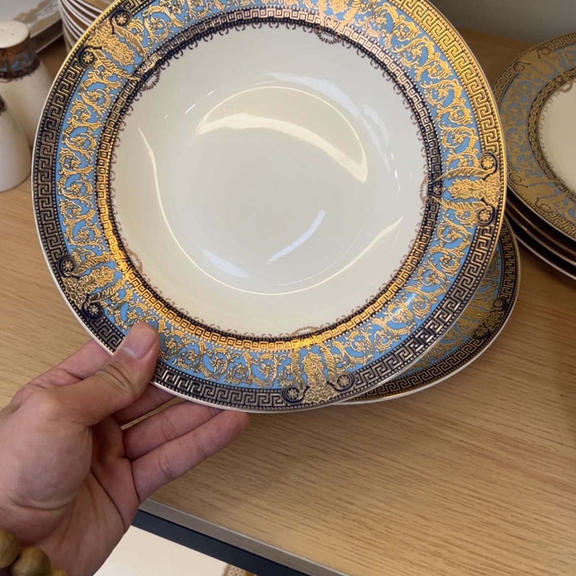 【闪购商品】瓷片9寸草帽盘两个一单福利价