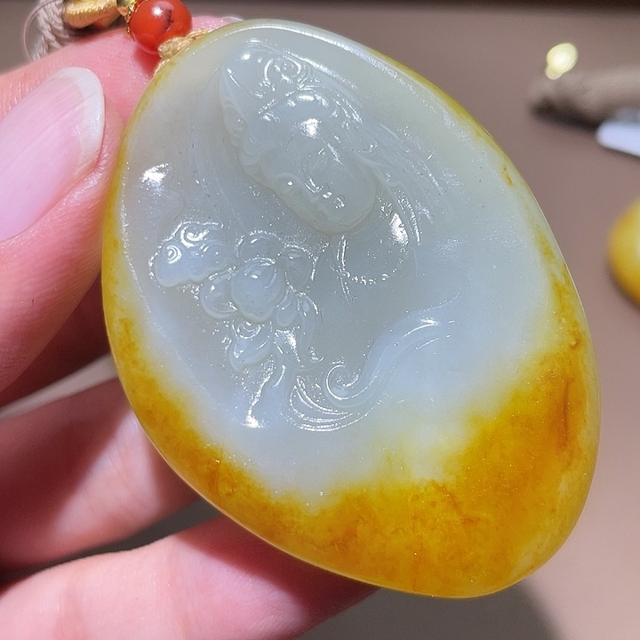 和田玉颈饰未镶嵌Y