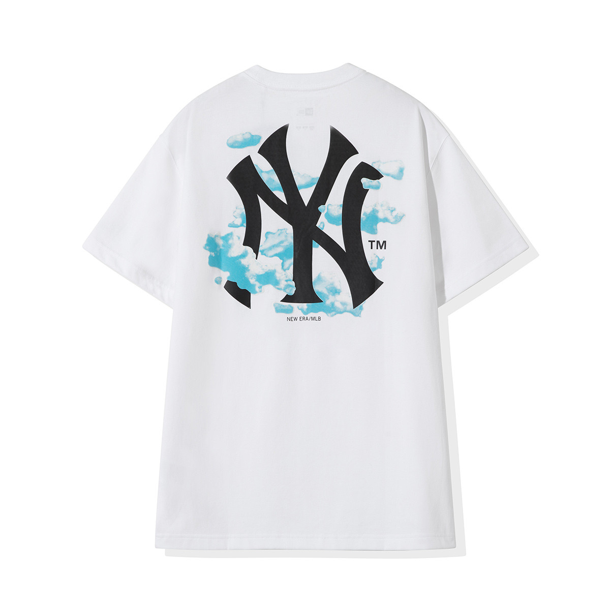 NEW ERA x MLB 纽亦华印花短袖T恤NY男女情侣潮牌穿搭圆领
