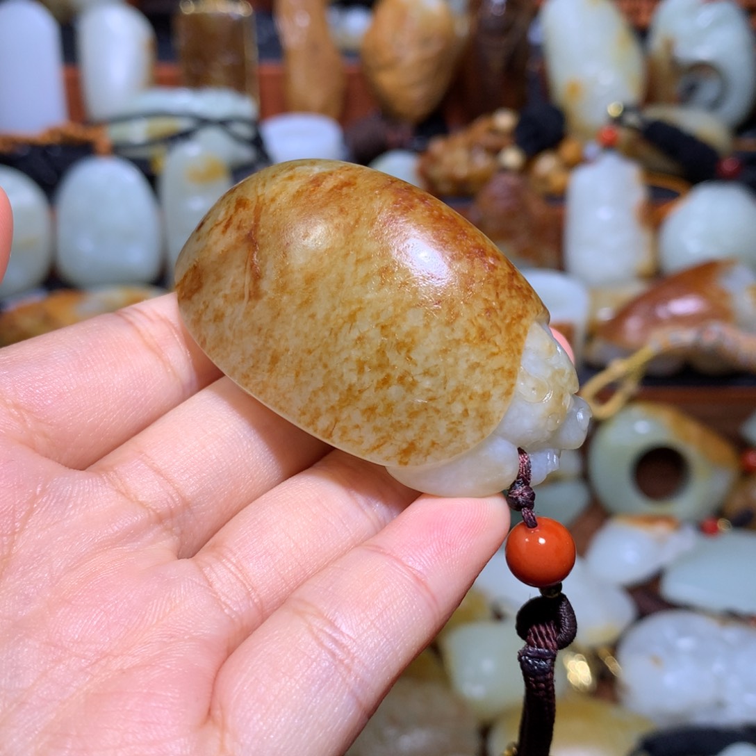 别***鲲和田玉未镶嵌颈饰