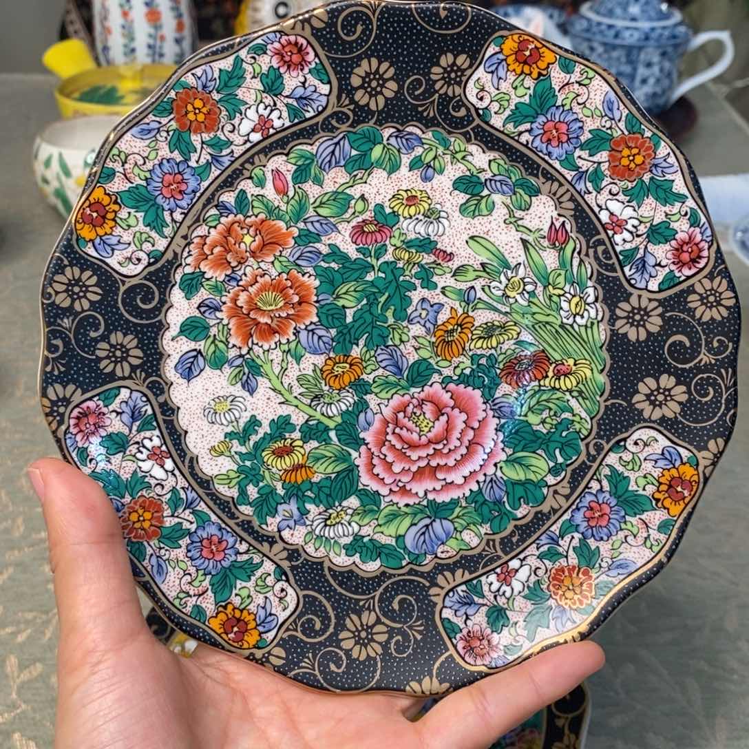 碟18 厘米 小杨瓷器陶瓷陶瓷