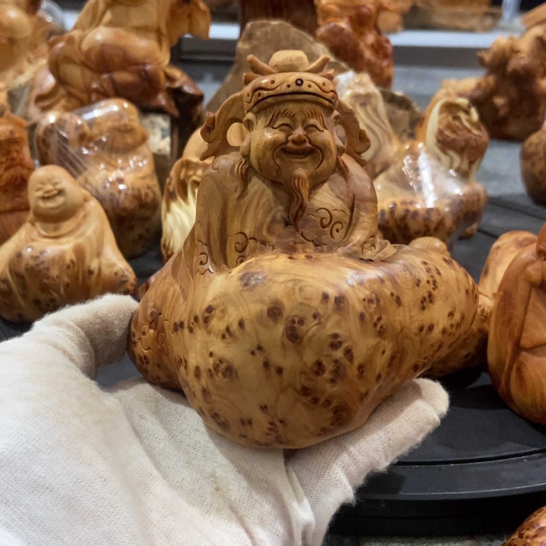 柏木（崖柏）留疤财神