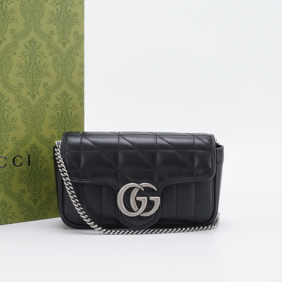 99新 GUCCI/古驰 【总仓】Gucci 马蒙mini新款/BG22013048/98新
