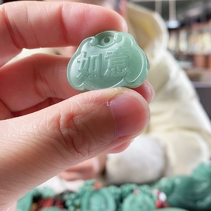 密玉（石英质玉）手链未镶嵌