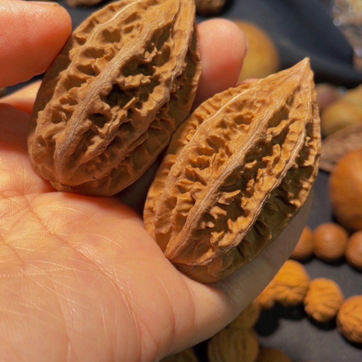 【闪购商品】文玩核桃吊坠东北楸子6