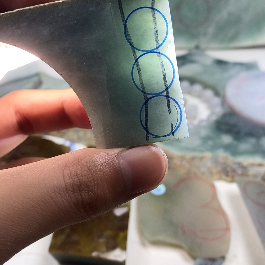 翡翠散珠天然缅甸翡翠a货11