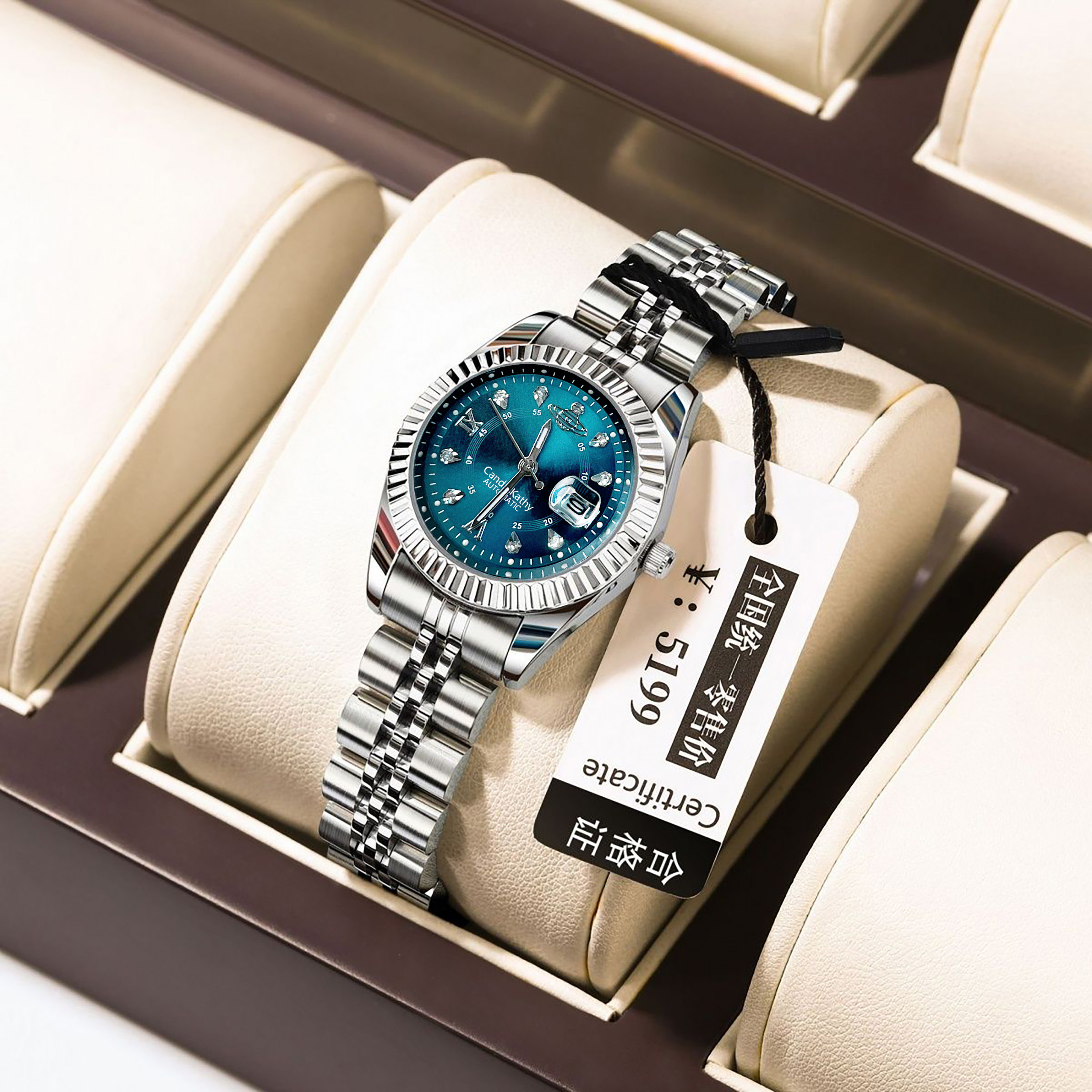 Candy Kathy【官方正版】321 深海蓝高端自动陀飞轮腕表