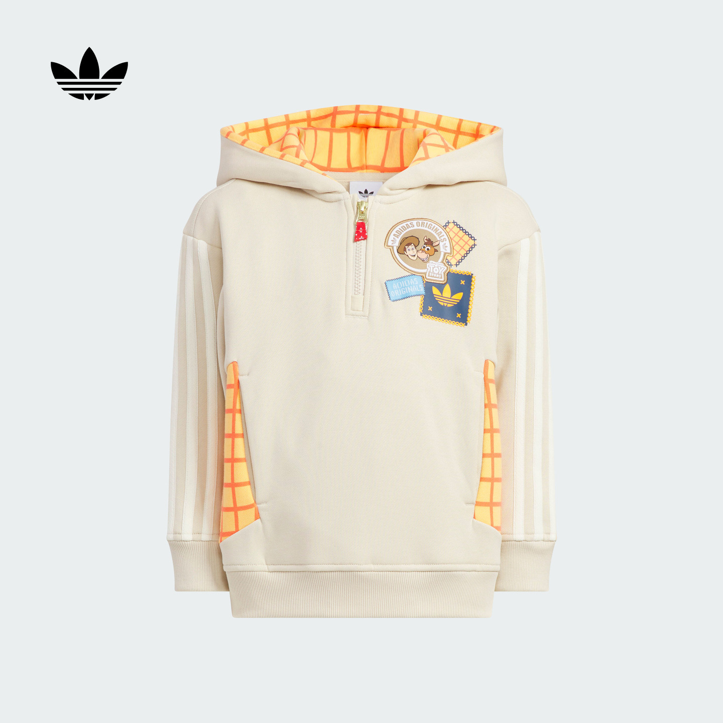 adidas阿迪达斯官方三叶草小童秋冬迪士尼联名运动连帽卫衣KS3168