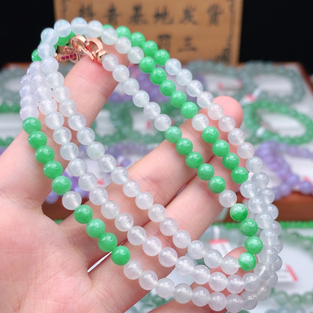 未镶嵌翡翠手链简*儿翡翠