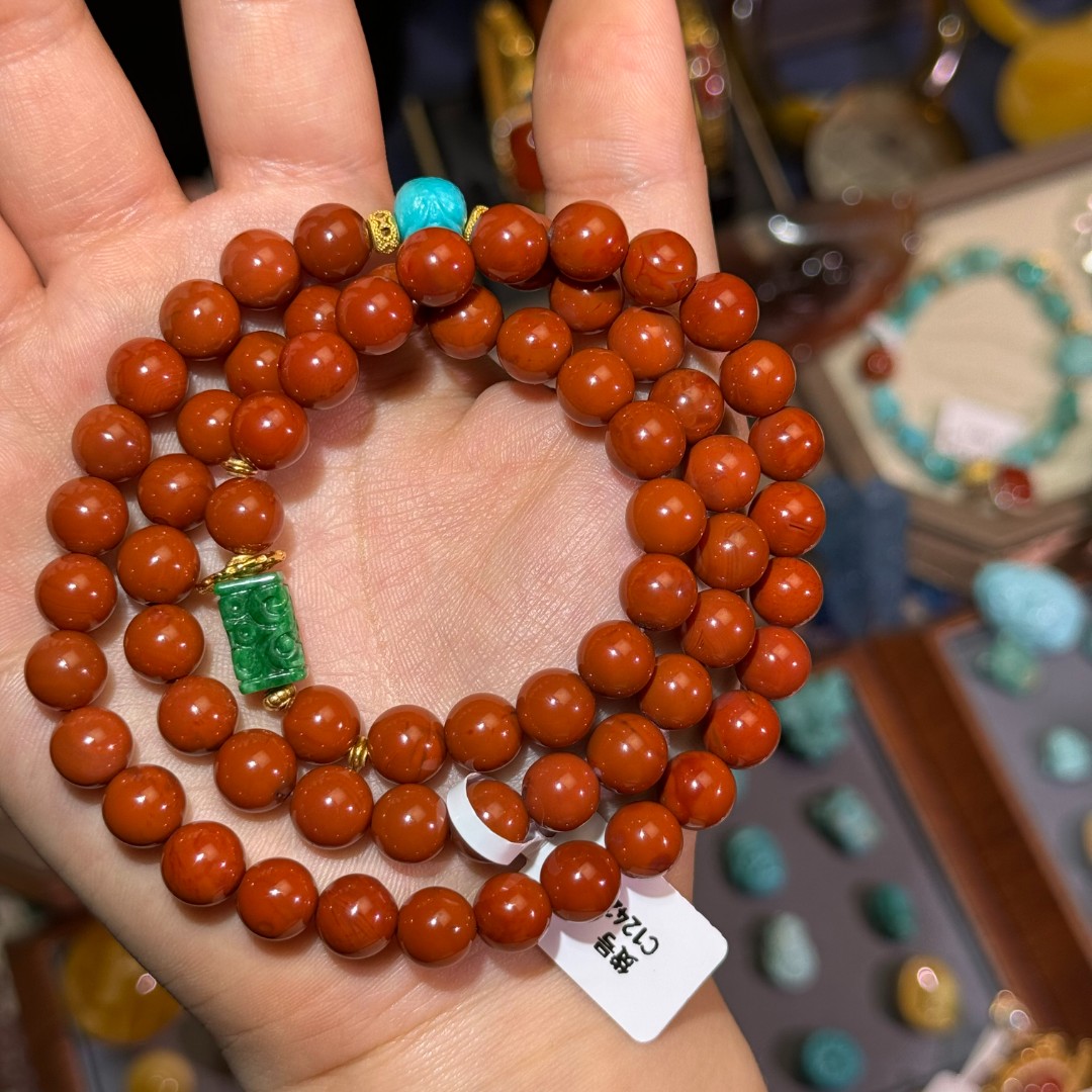 左边婷姐丨南红手串（C1242）