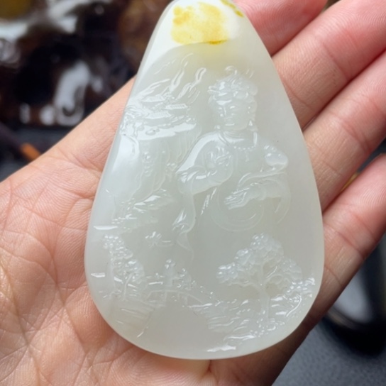 和田玉挂件未镶嵌