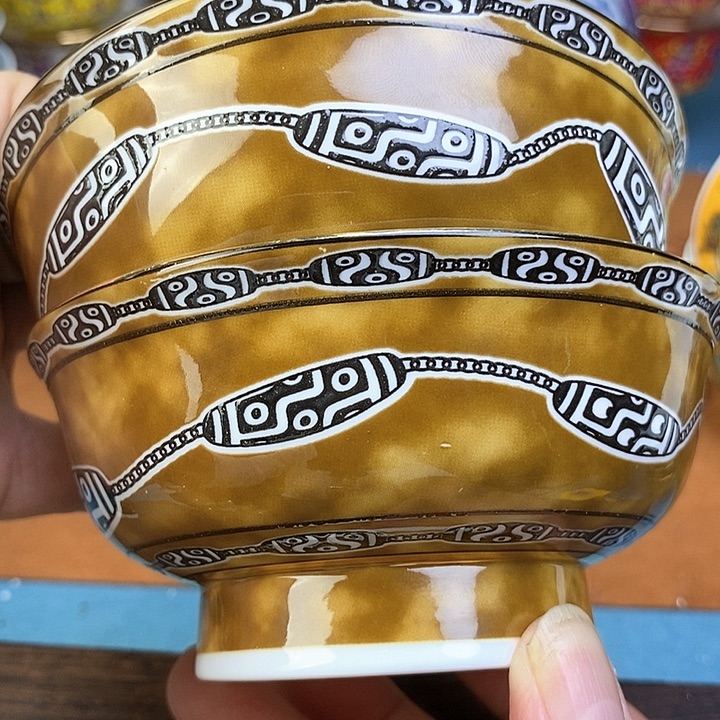 景德镇陶瓷藏式茶碗