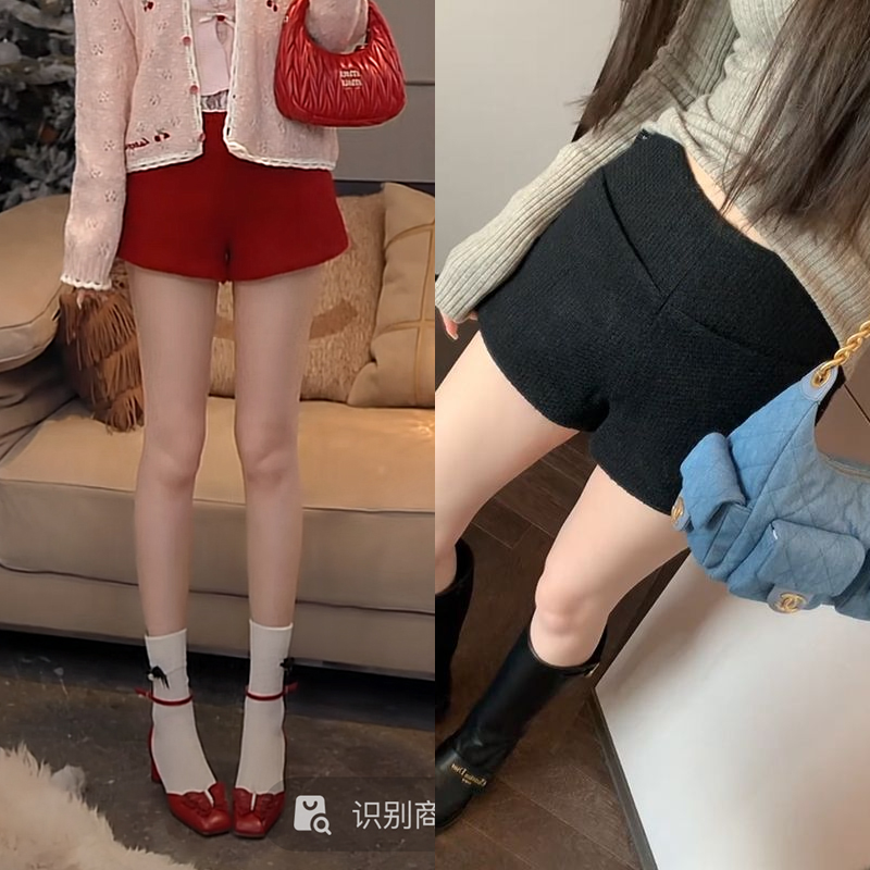 【mimius】&游鹿鹿 25春夏高腰遮胯显瘦短裤 汉服() F12272