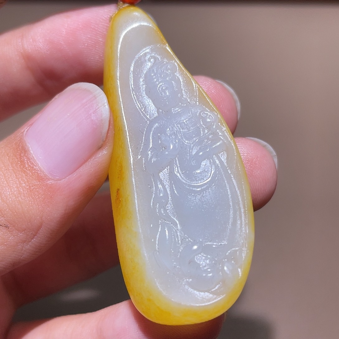 和田玉颈饰未镶嵌Y