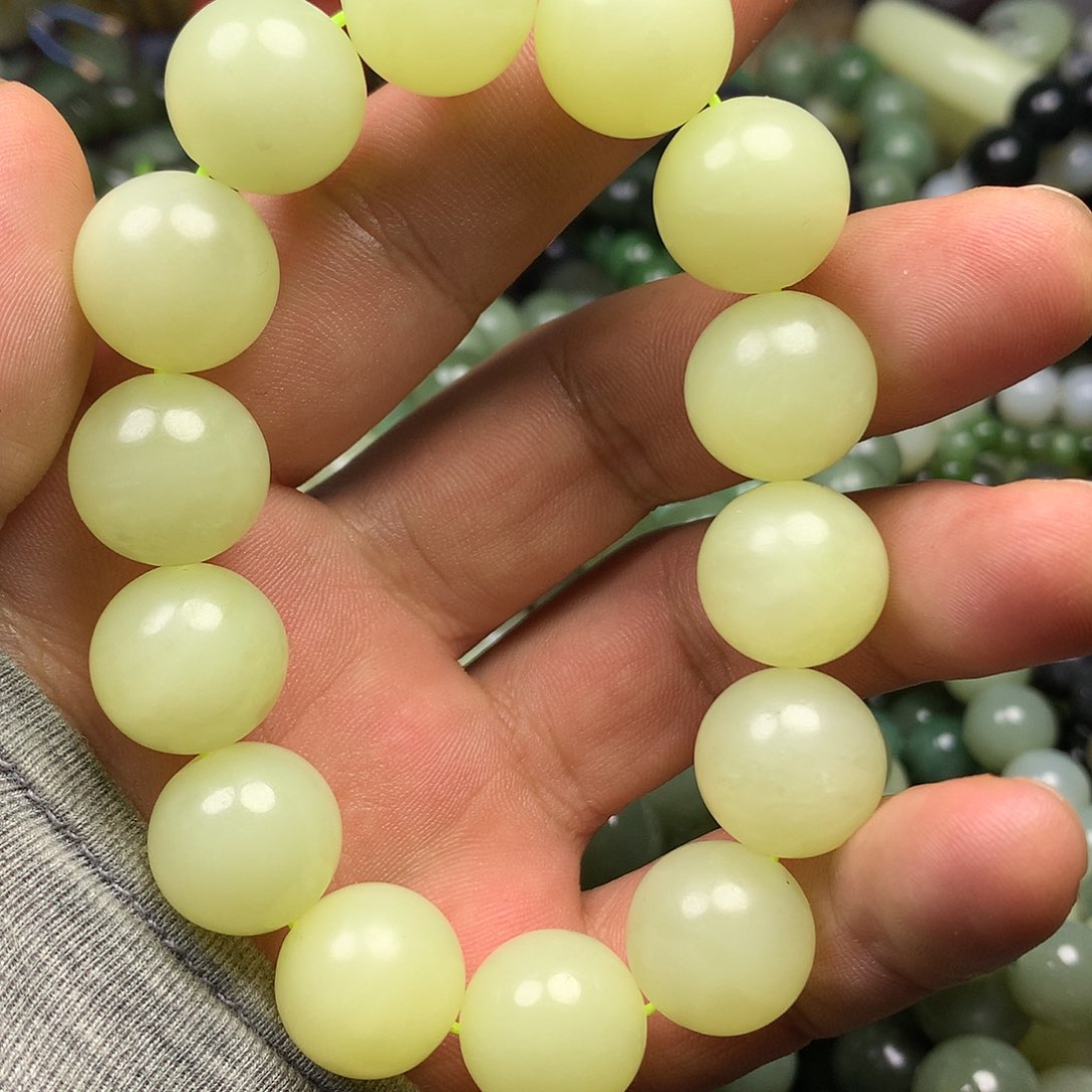 和田玉手链未镶嵌