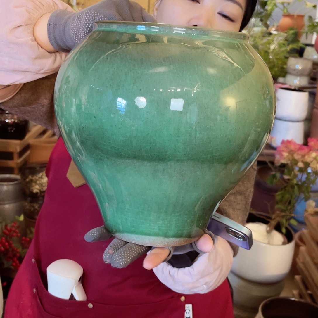 紫砂花盆高度24口径16