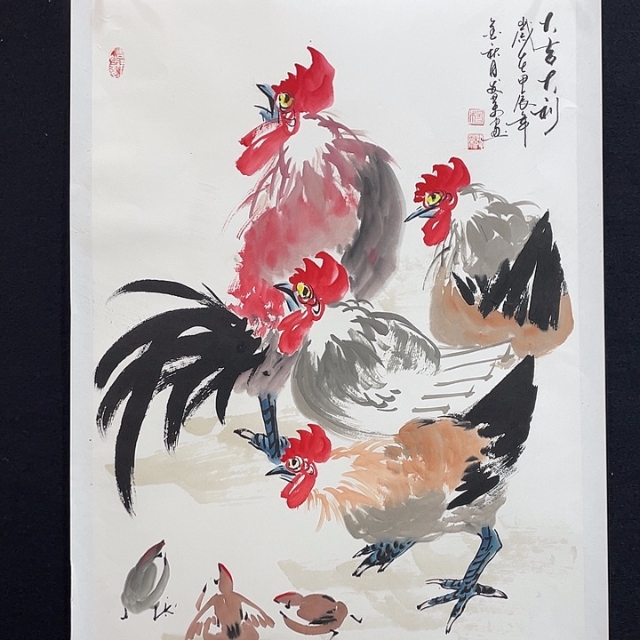 国画老师手绘作品