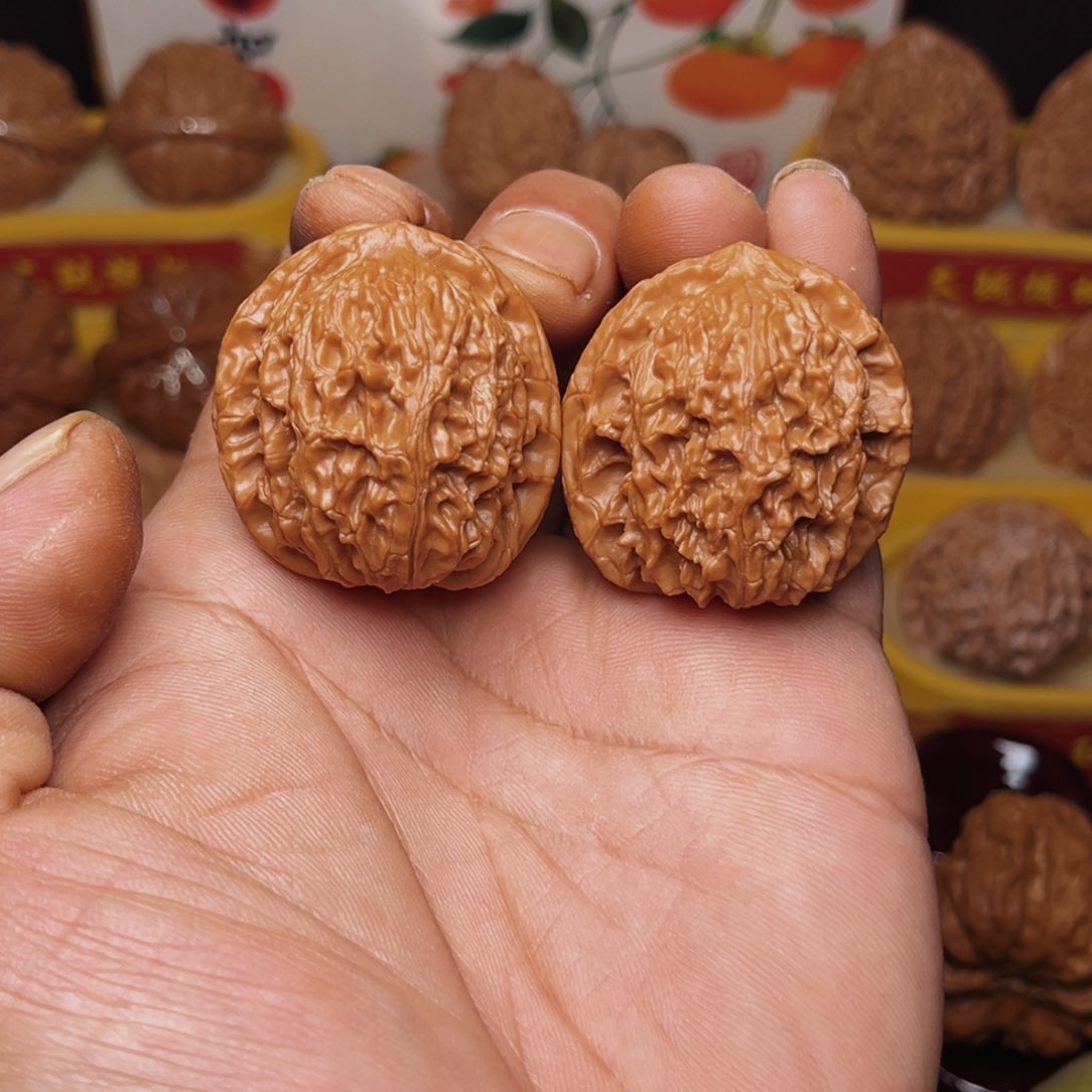 文玩核桃把件文玩核桃把件35尺无名小众