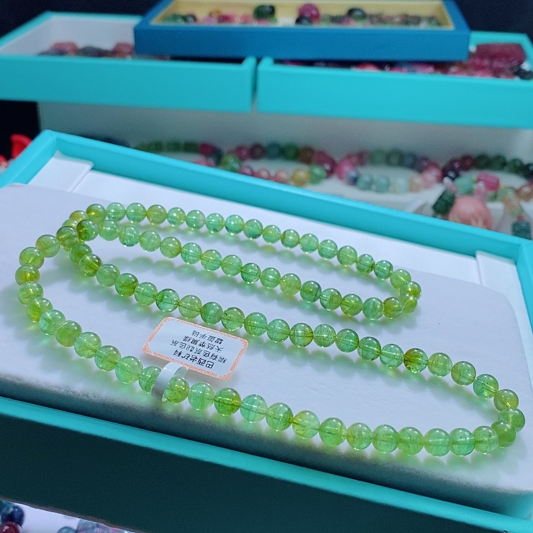 手链未镶嵌碧玺6.8mm左右