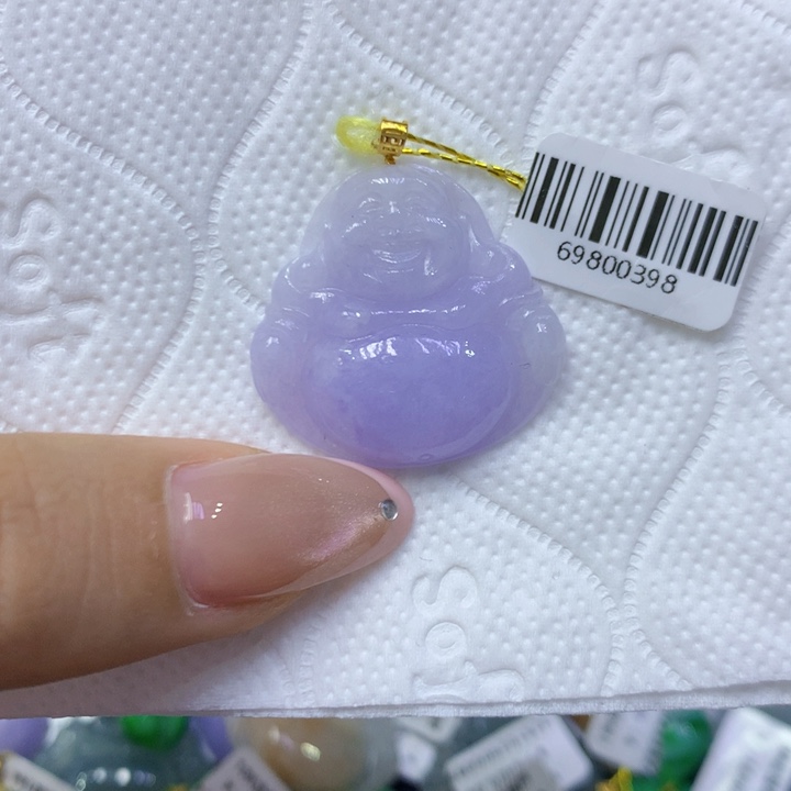 颈饰18K金镶嵌翡翠