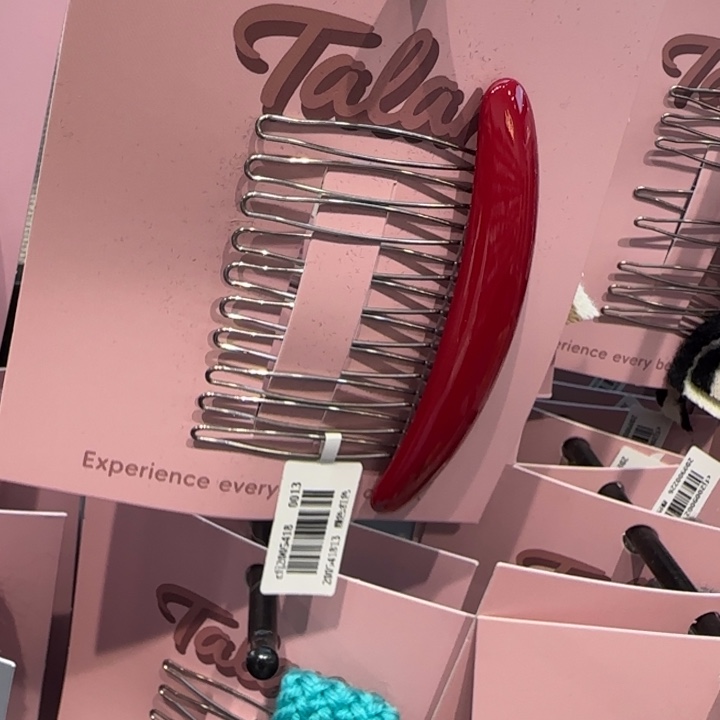 布艺铁合金插梳红